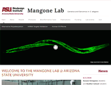 Tablet Screenshot of mangonelab.com